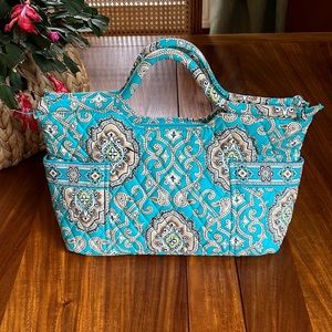 Vera Bradley Gabby Satchel Totally Turq Purse